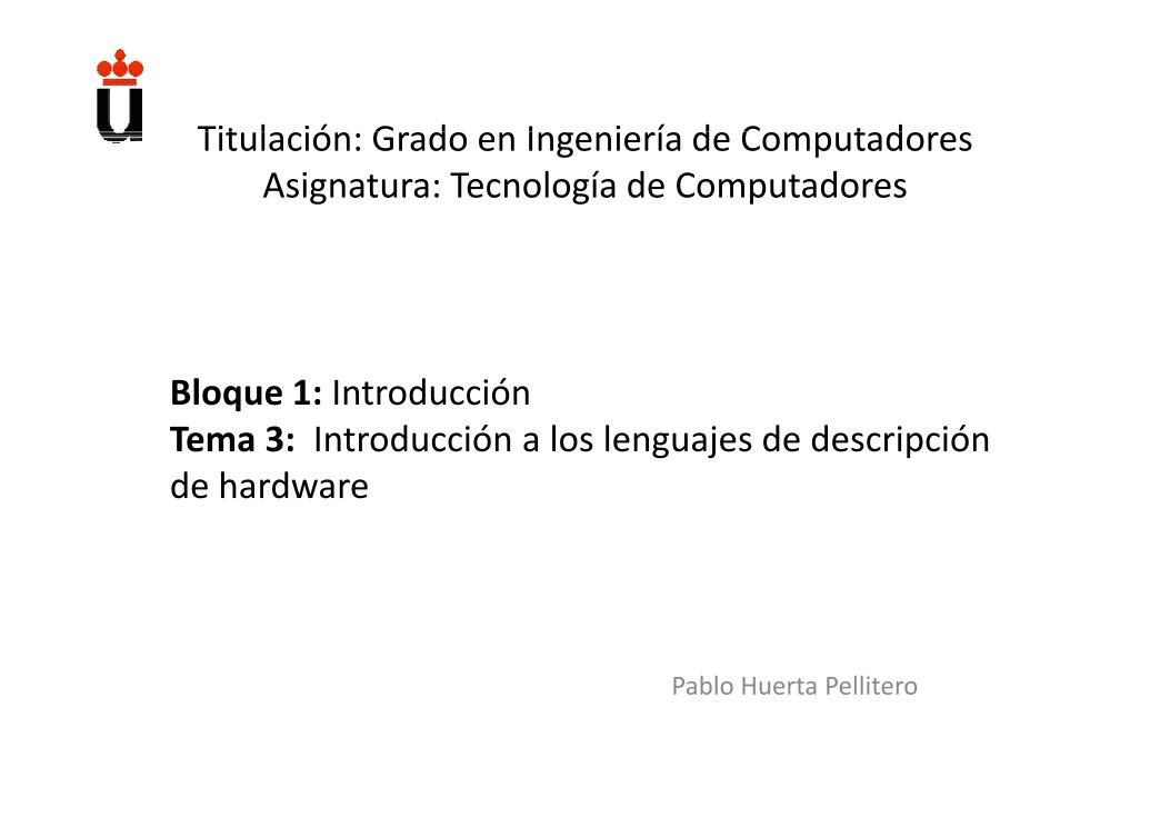 Imágen de pdf Introducción a los lenguajes de descripción de hardware